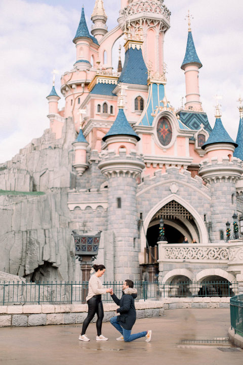 Pedida de matrimonio en Disneyland